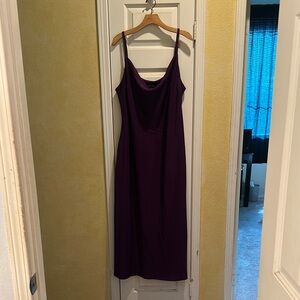 Elegant Purple Maxi Dress